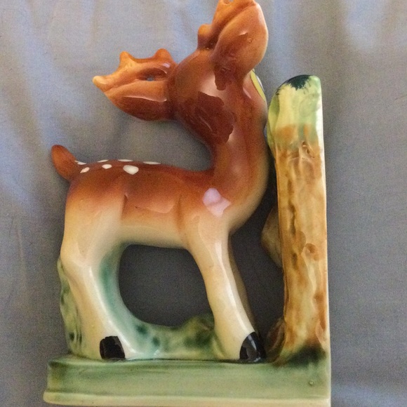 1940’s VINTAGE Deer Bookend Bambi Doe eyes - Picture 2 of 5